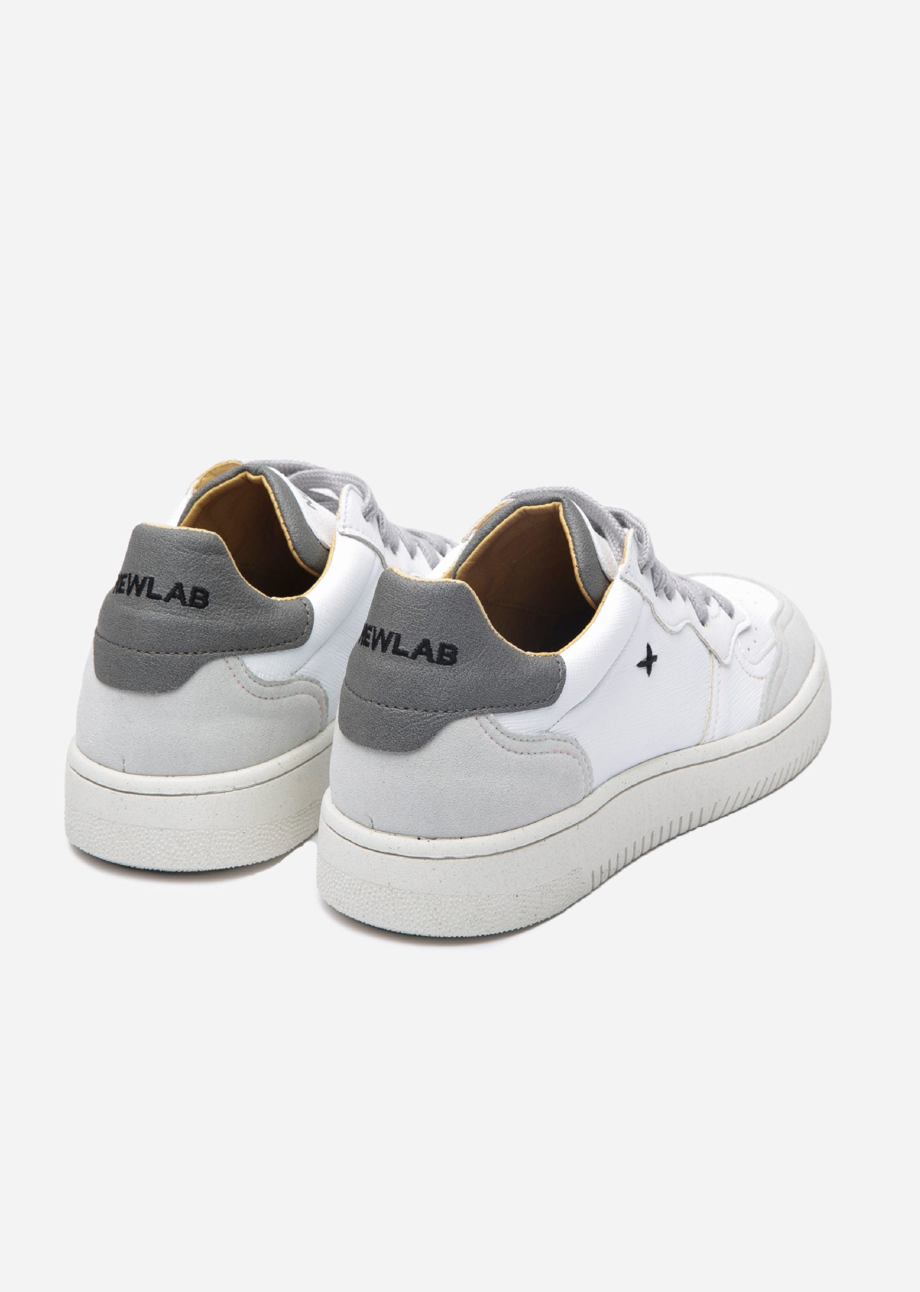 New Lab  Chunky White Grey Trainers