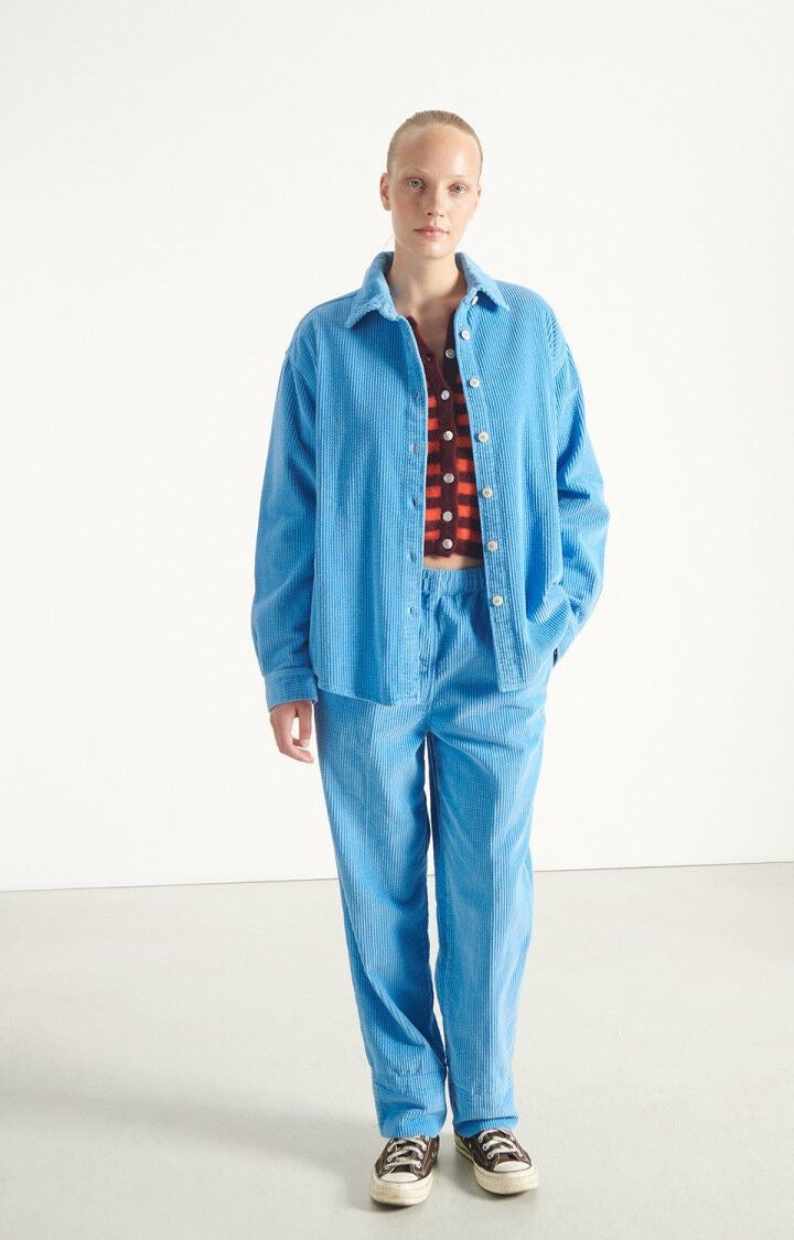 American Vintage PADO06 Shirt Celeste