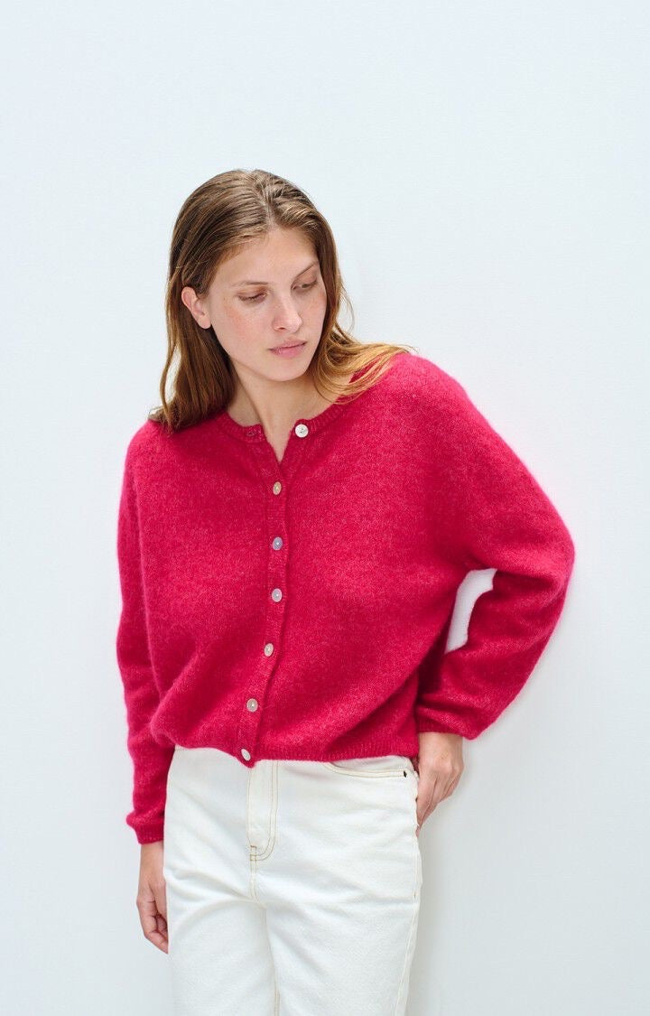 American Vintage VITO19EH cardigan Magenta