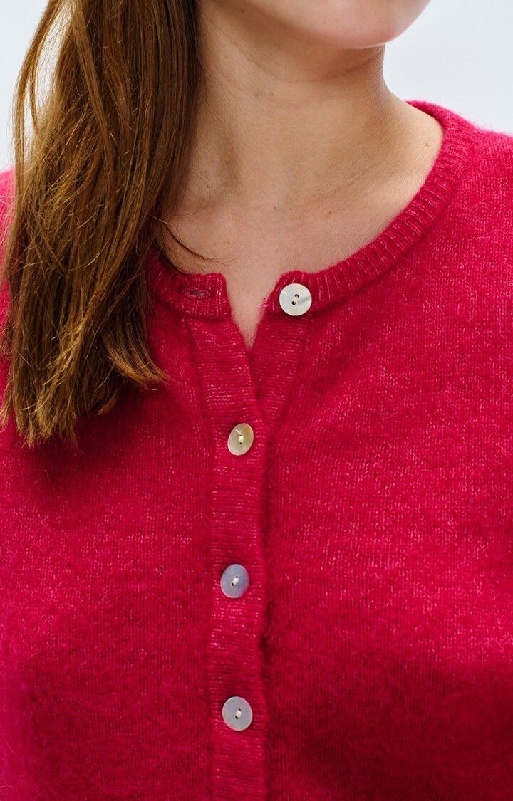 American Vintage VITO19EH cardigan Magenta