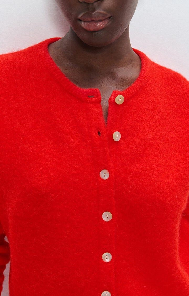 American Vintage VITO19EH cardigan Strawberry