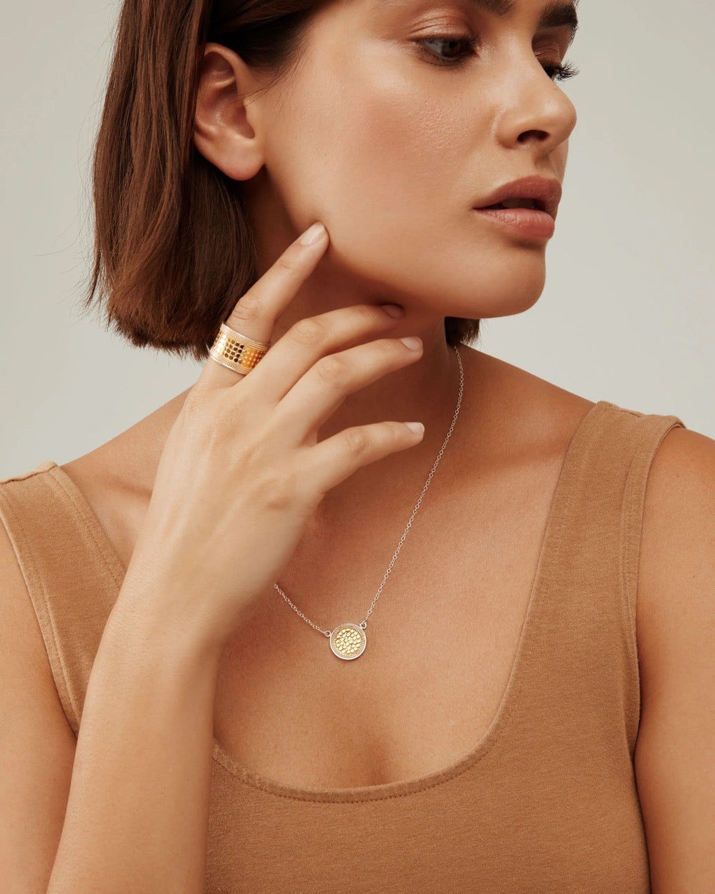 Anna Beck Mini disc necklace  0011N