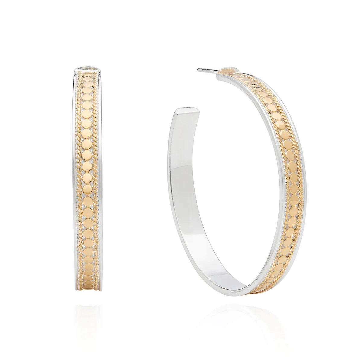 Anna Beck 0925ETWT Large hoop earrings