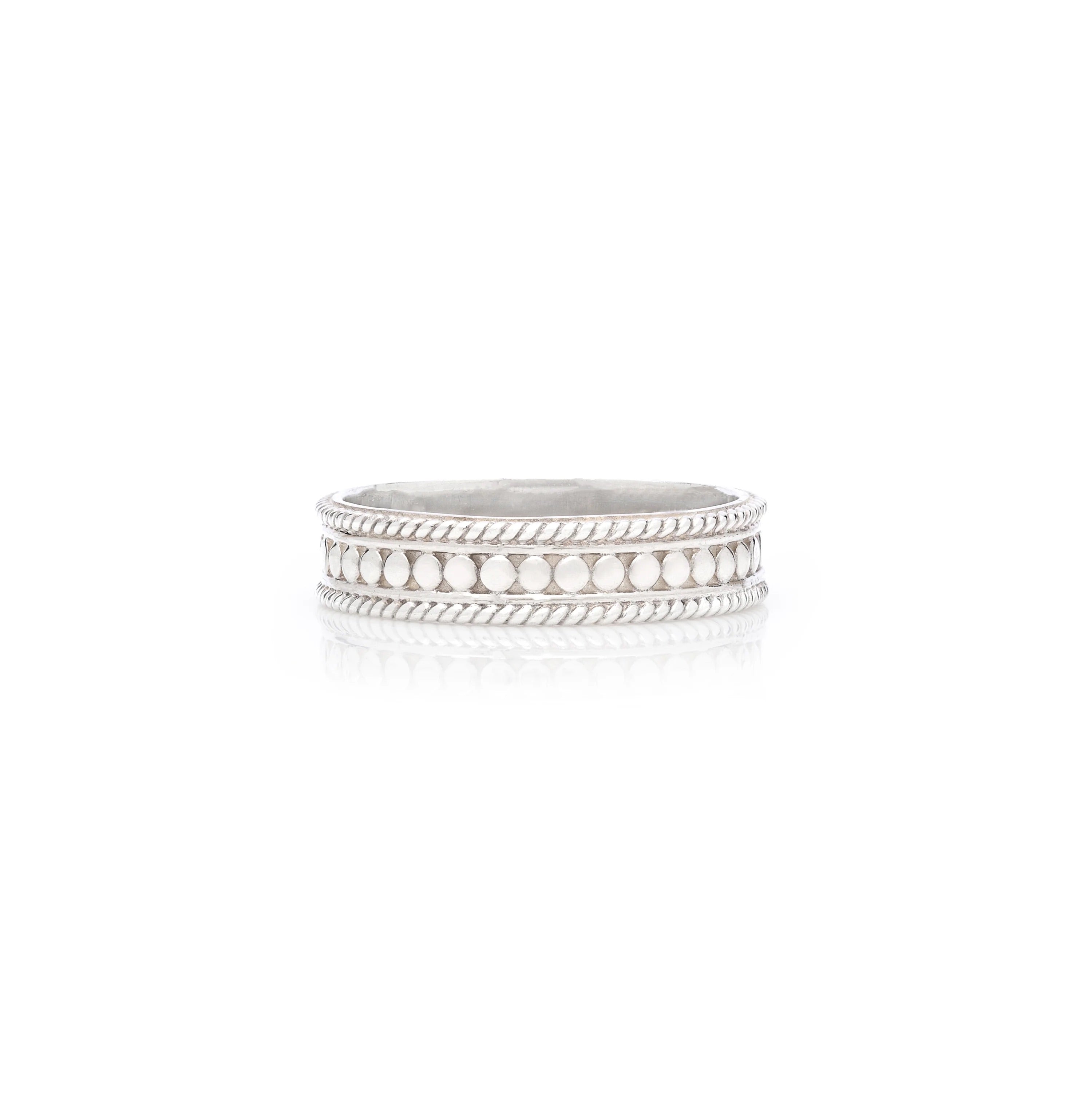 Anna Beck 2279R Silver dot ring