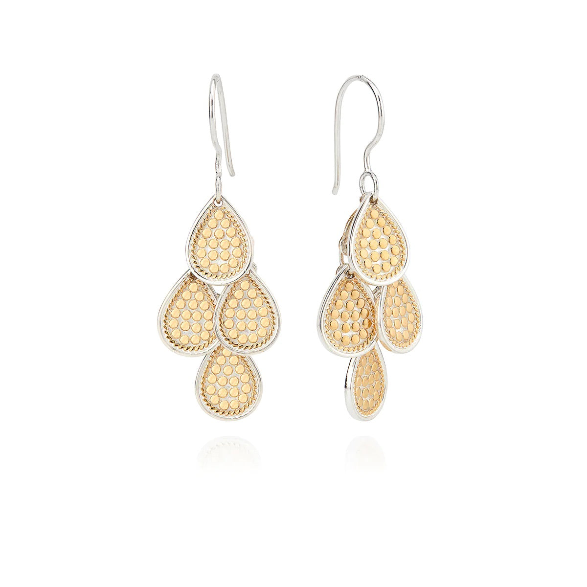 Anna Beck 4297ETWT Chandalier mixed metal earring