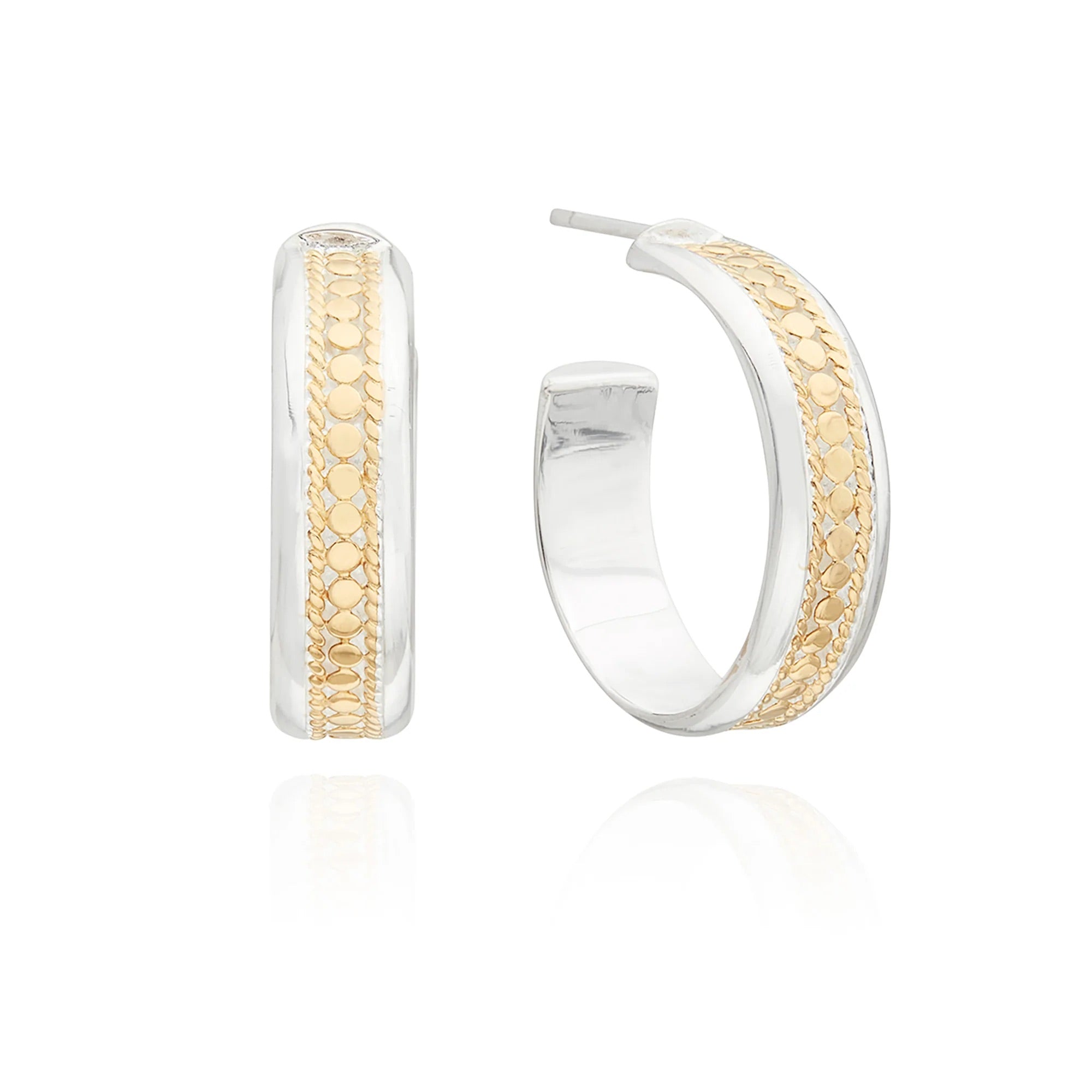 Anna Beck ER10360TWT wide hoop earrings