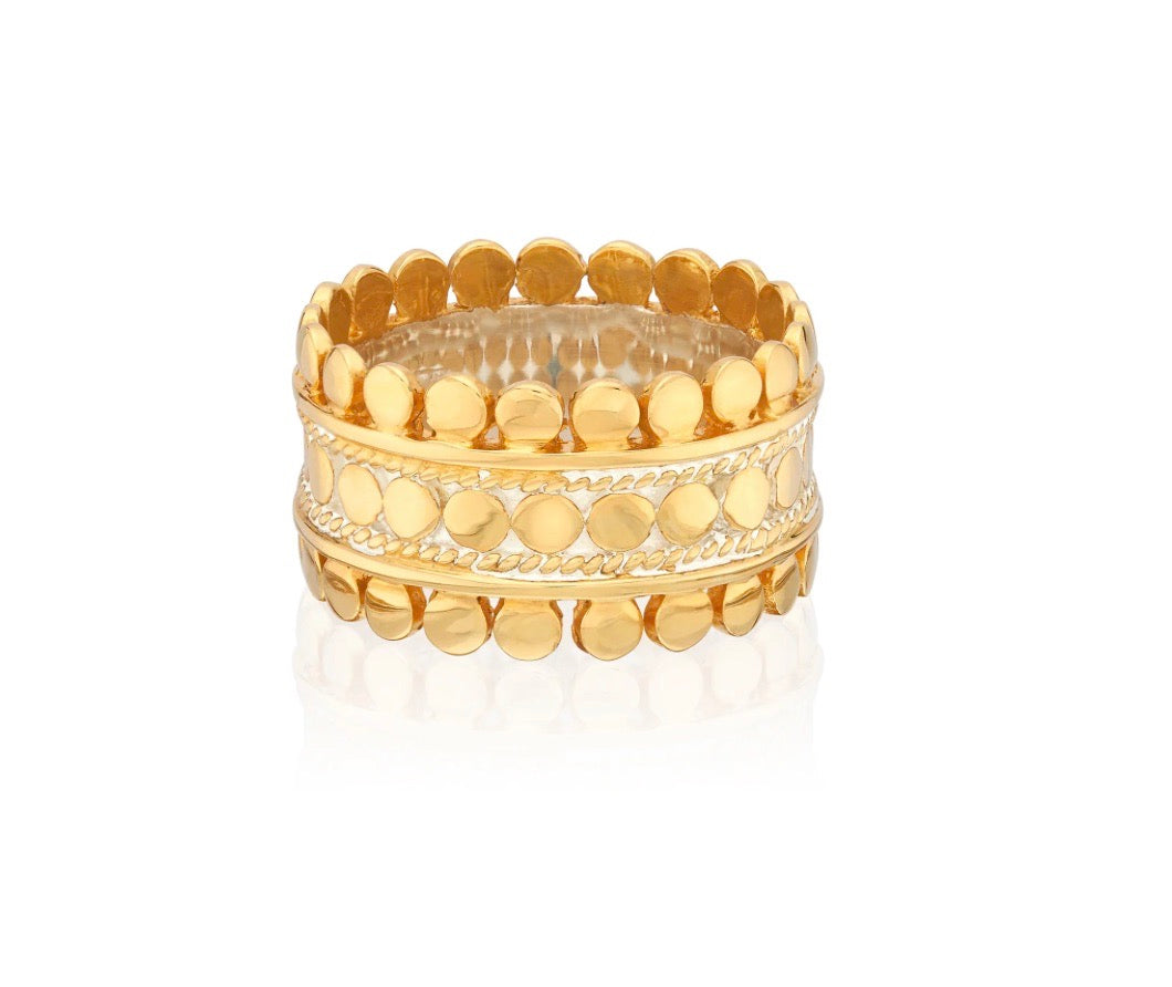 Anna Beck RG10587 GLD Scallop Ring