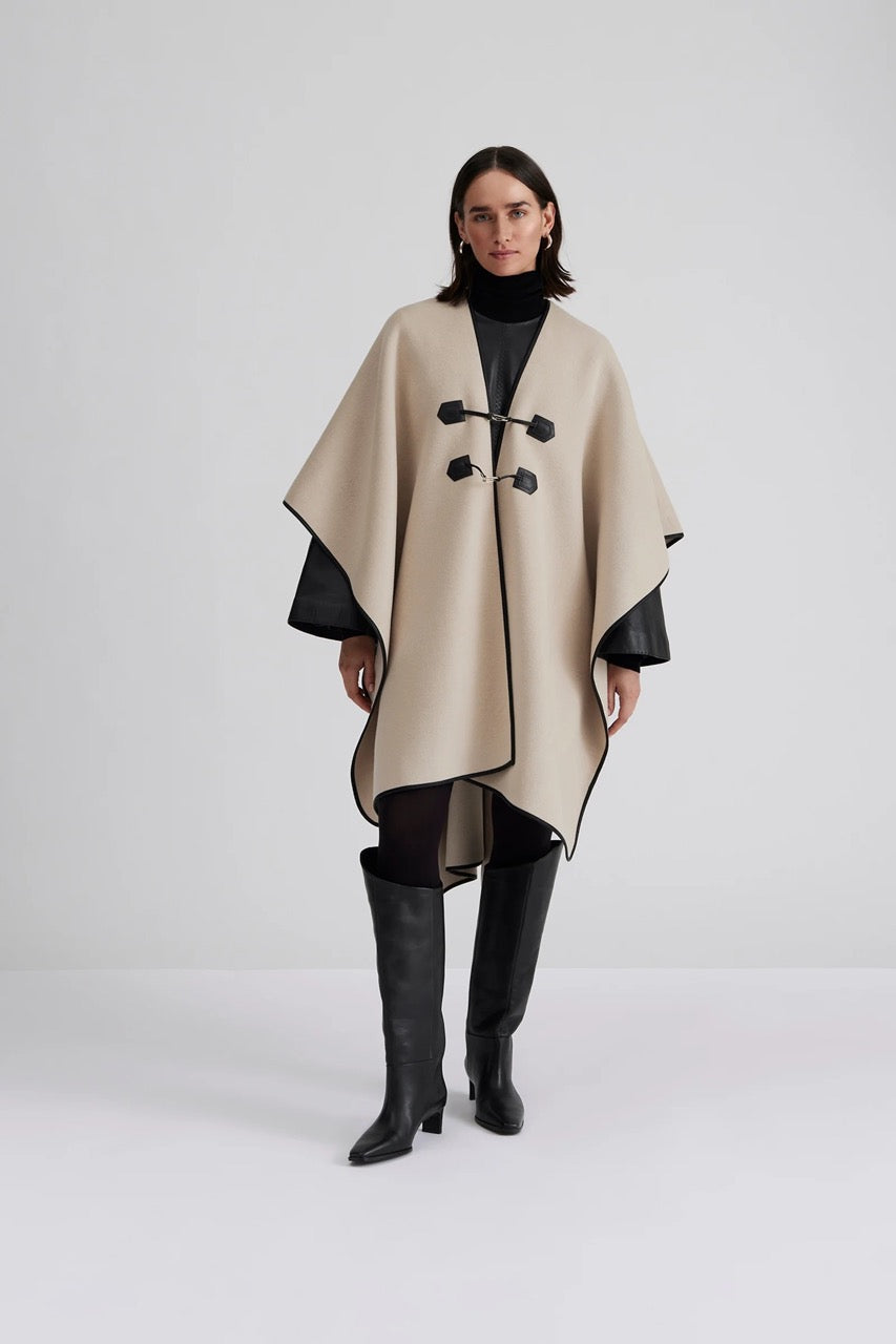 By Malina Macie buckled cape