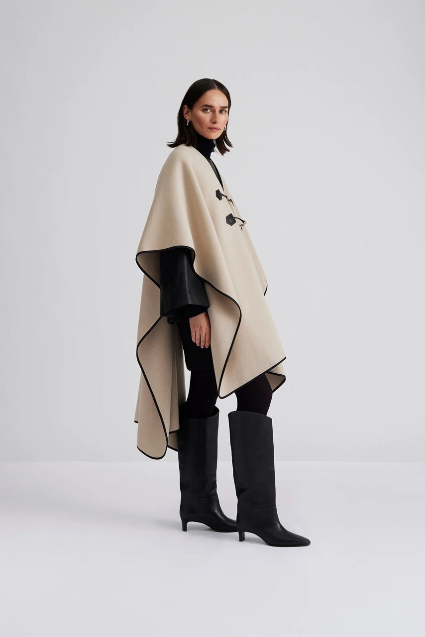 By Malina Macie buckled cape