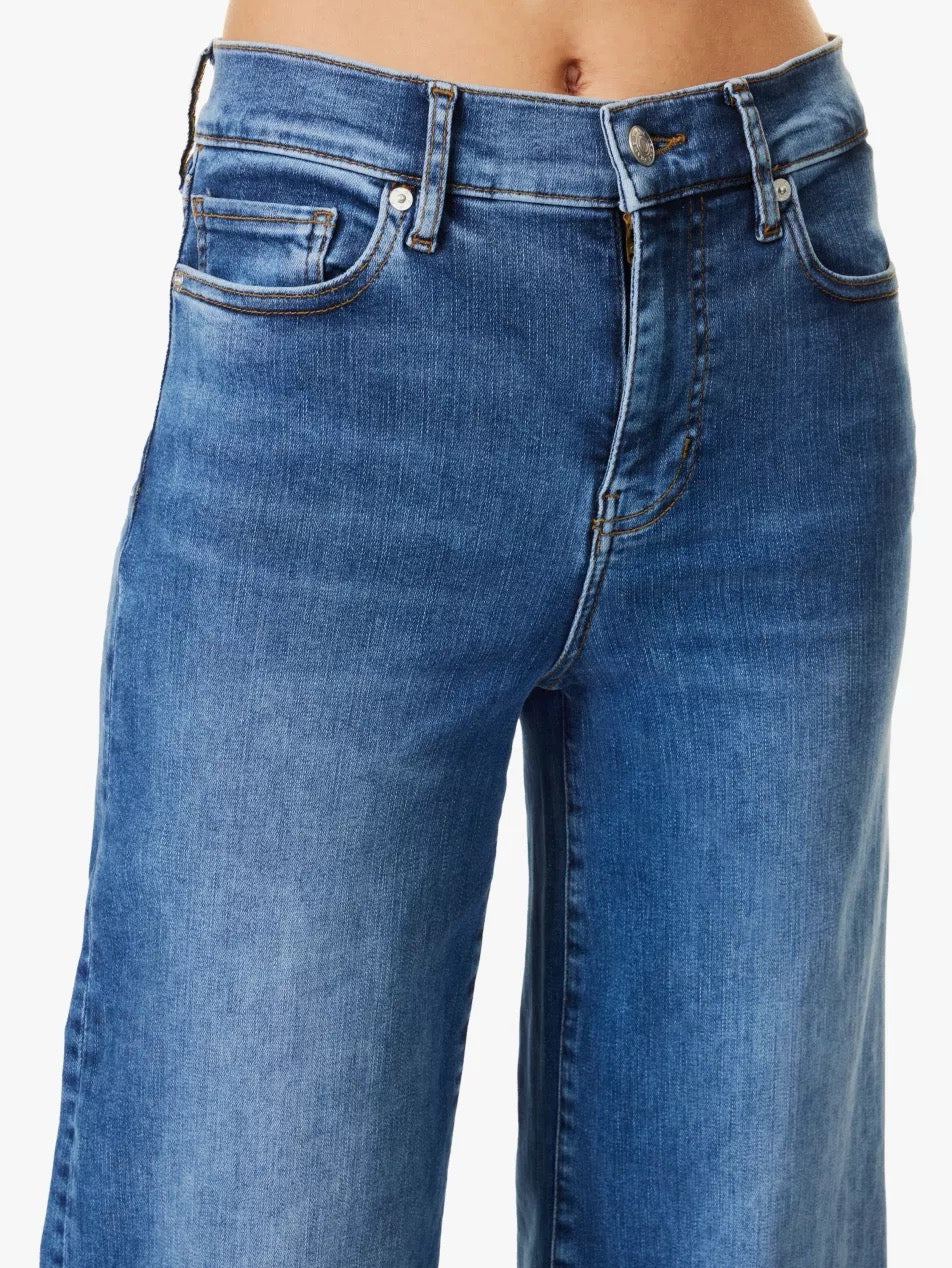 Frame  Le Slim Palazzo raw fray