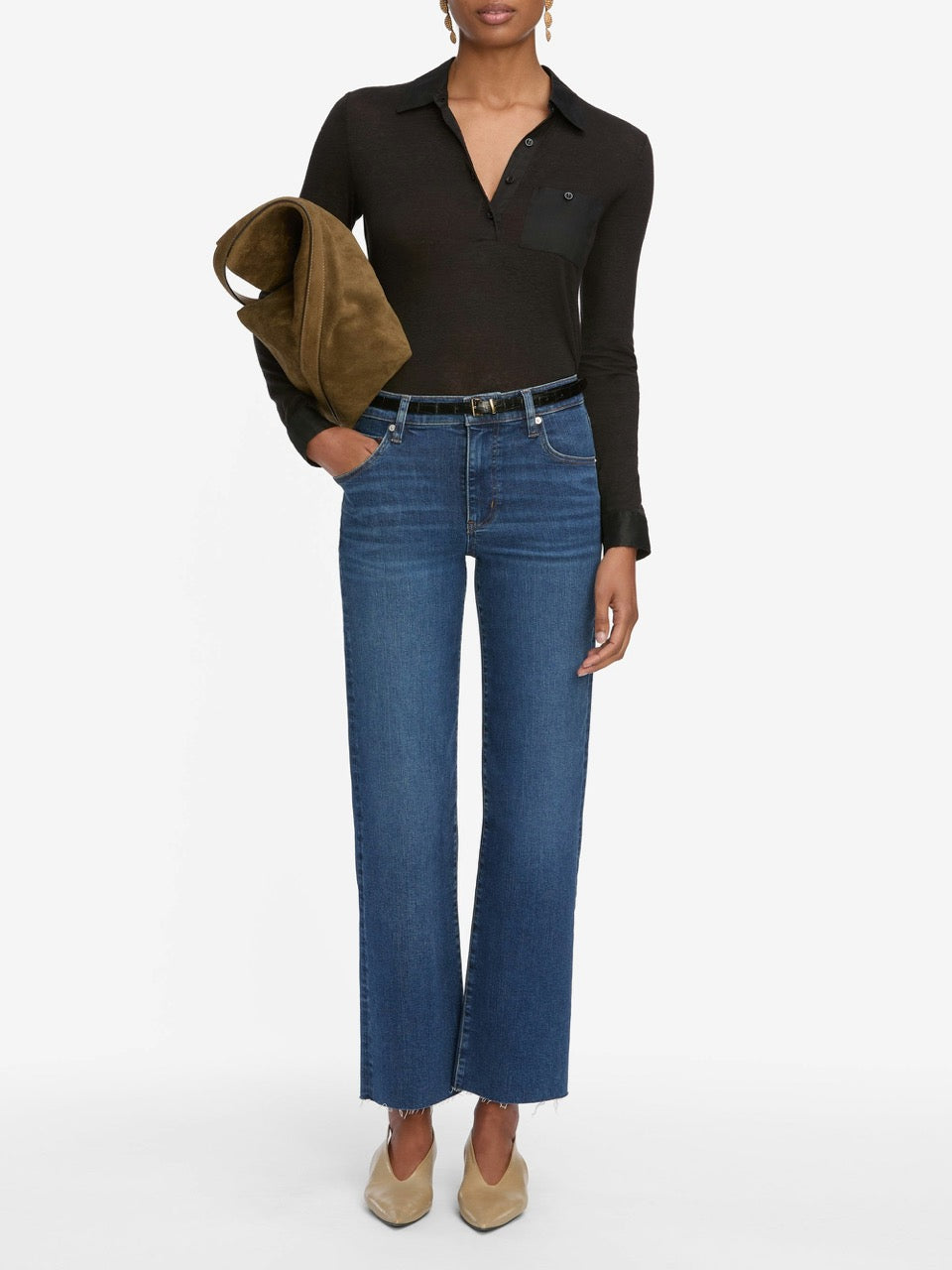 Frame  The Mellow Elixir Raw Jeans