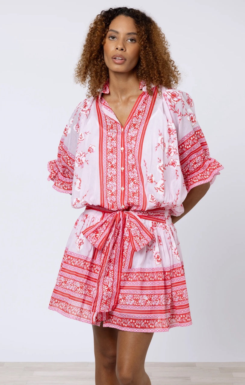 Juliet Dunn Blouson Dress