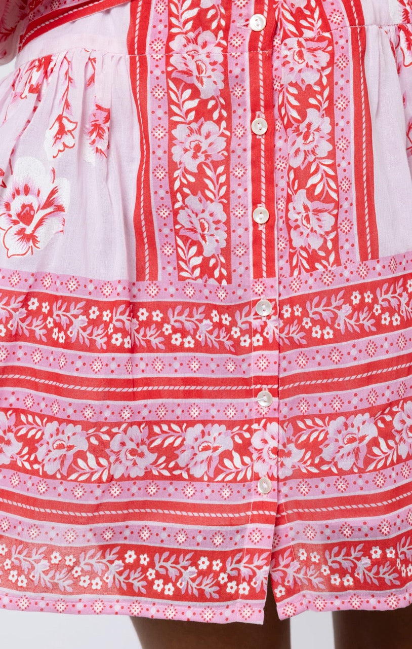 Juliet Dunn Blouson Dress