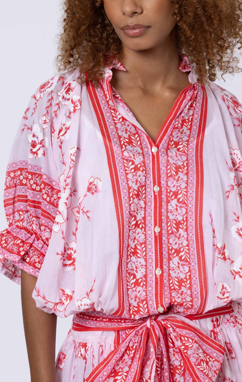Juliet Dunn Blouson Dress