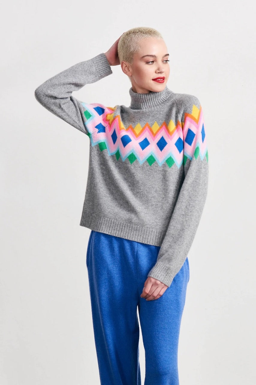 Jumper1234 Bright fairisle swater