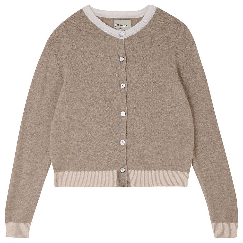 Jumper1234 Contrast Rib Cardigan