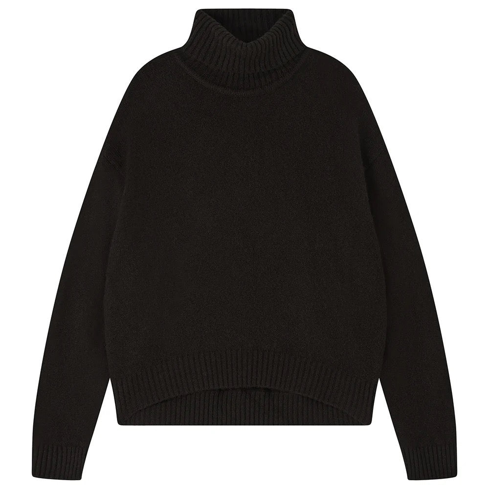 Jumper1234 Oversized Roll Collar Sweater