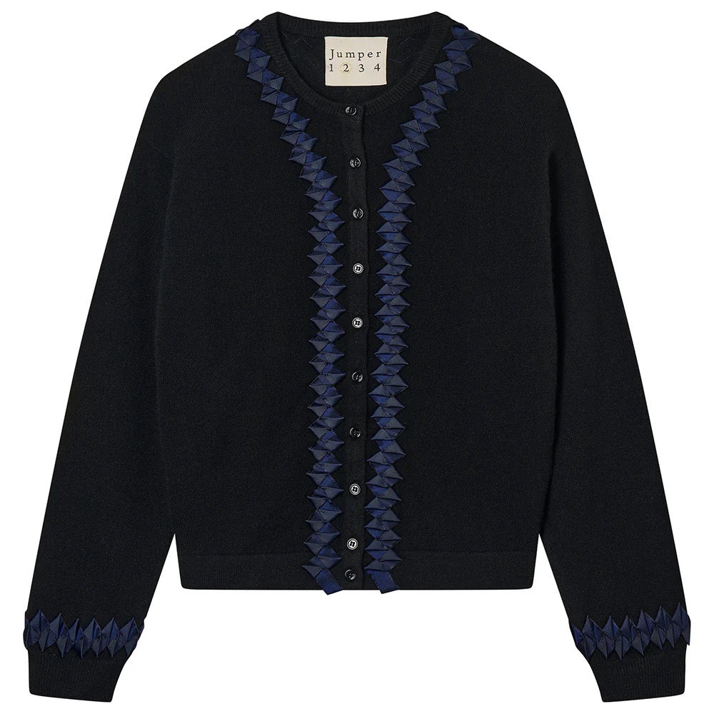 Jumper1234 Twisted Ribbon Cardigan