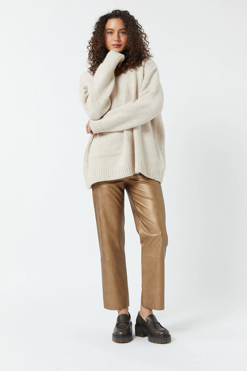 Maevy Pantavegan Trousers Laiton