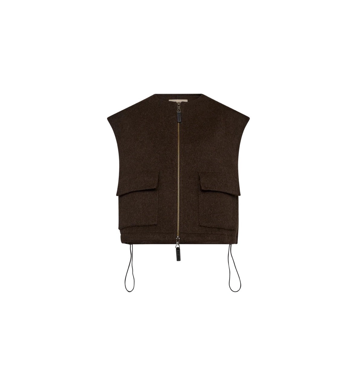 MosMosh MMElise Loisa Vest  Brown