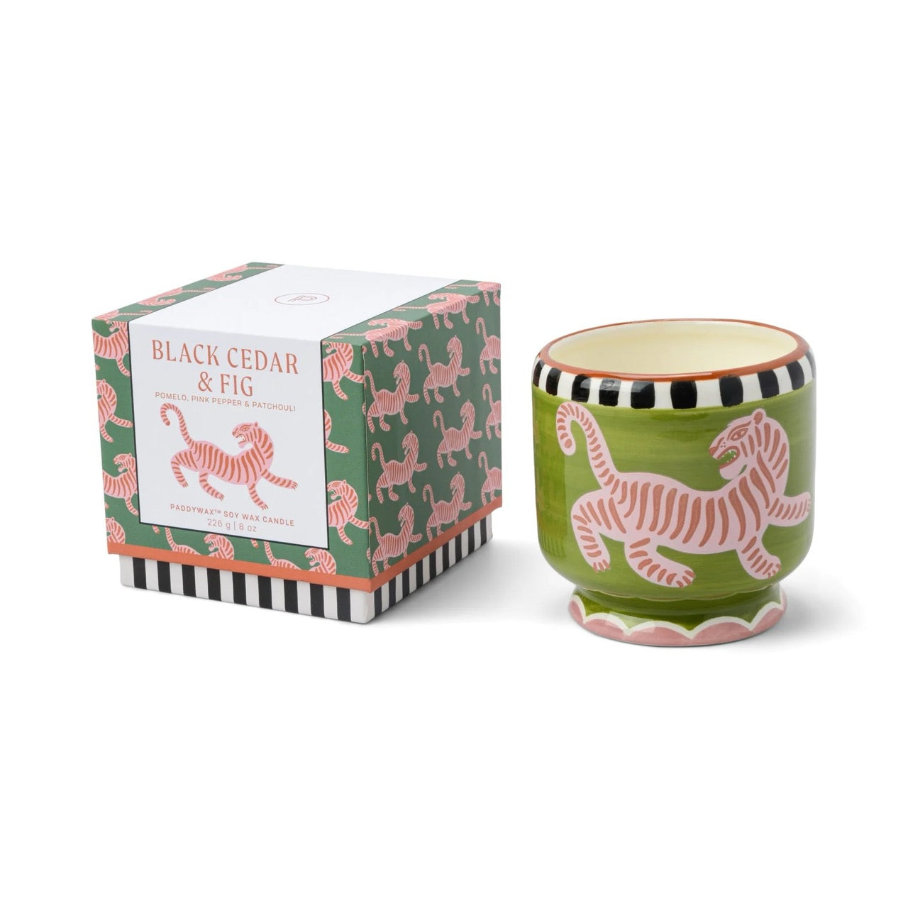 PaddyWax Ceramic Candle  Cedar & Fig
