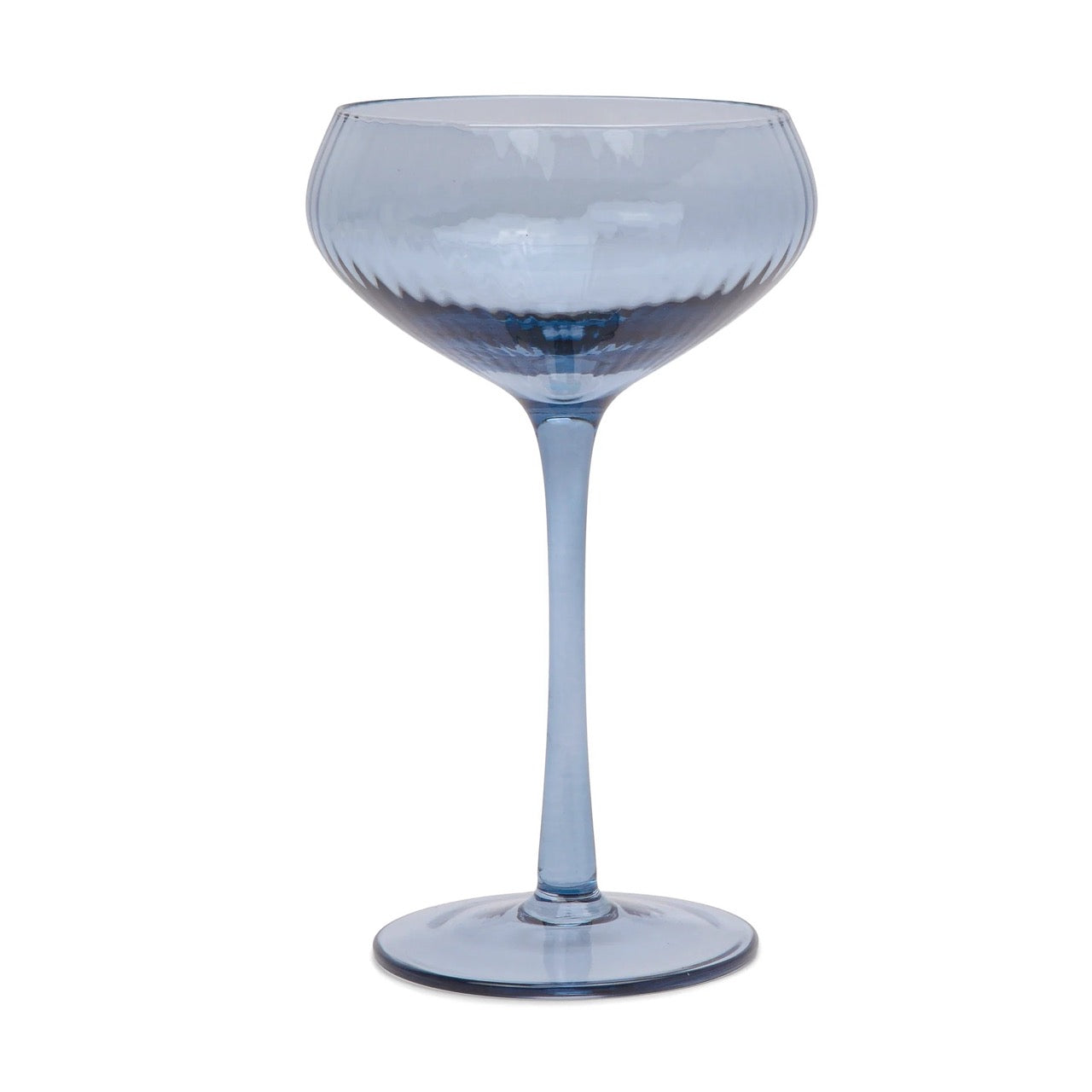 PaddyWax Lou Coupe Glass Blue