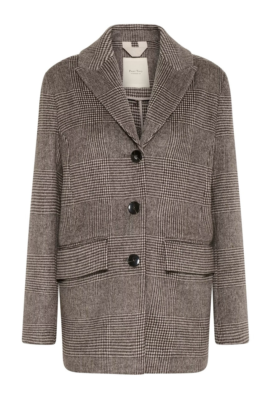 Part Two Seline Check Jacket