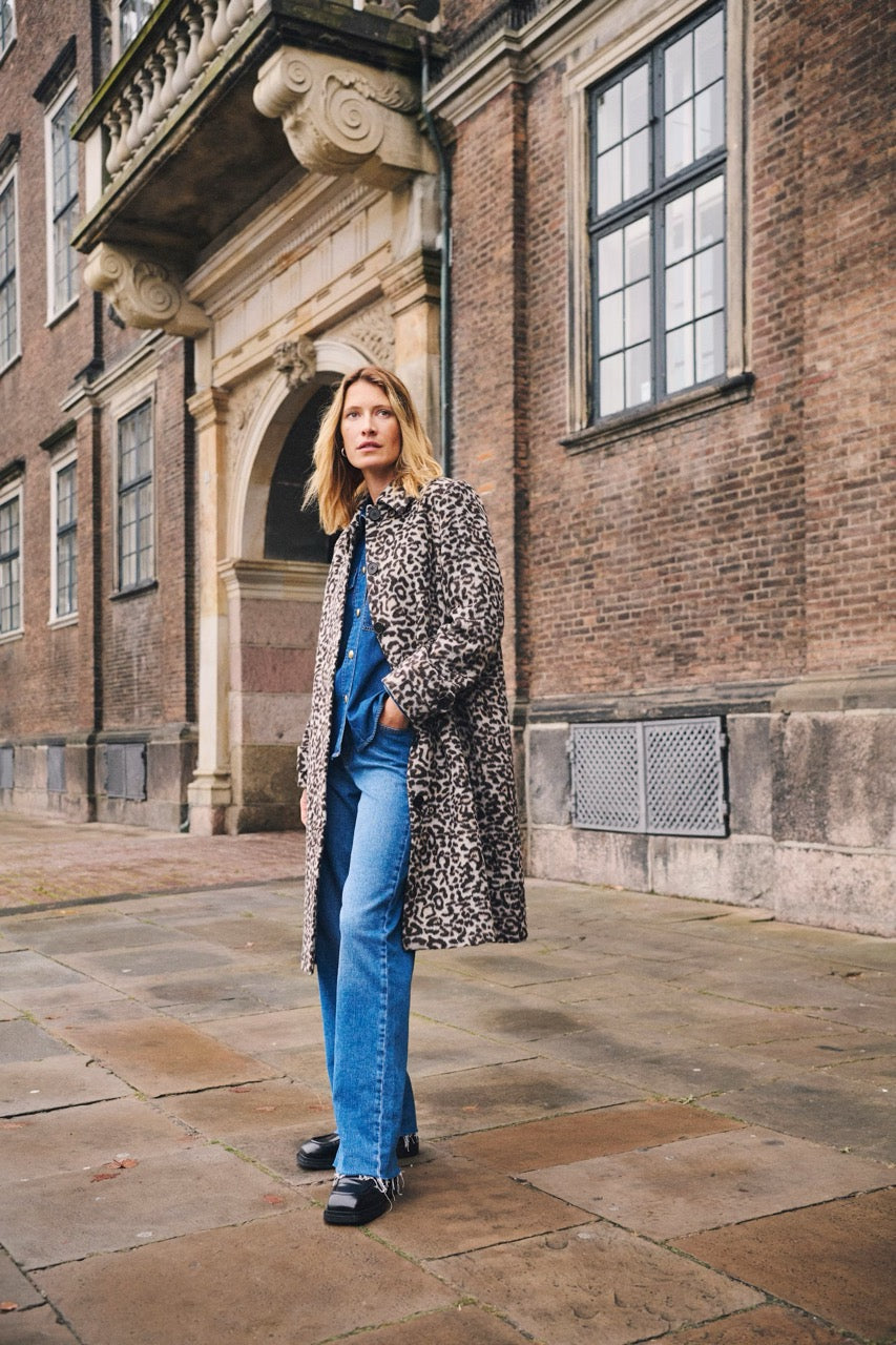 Part Two Suzy Leopard Coat