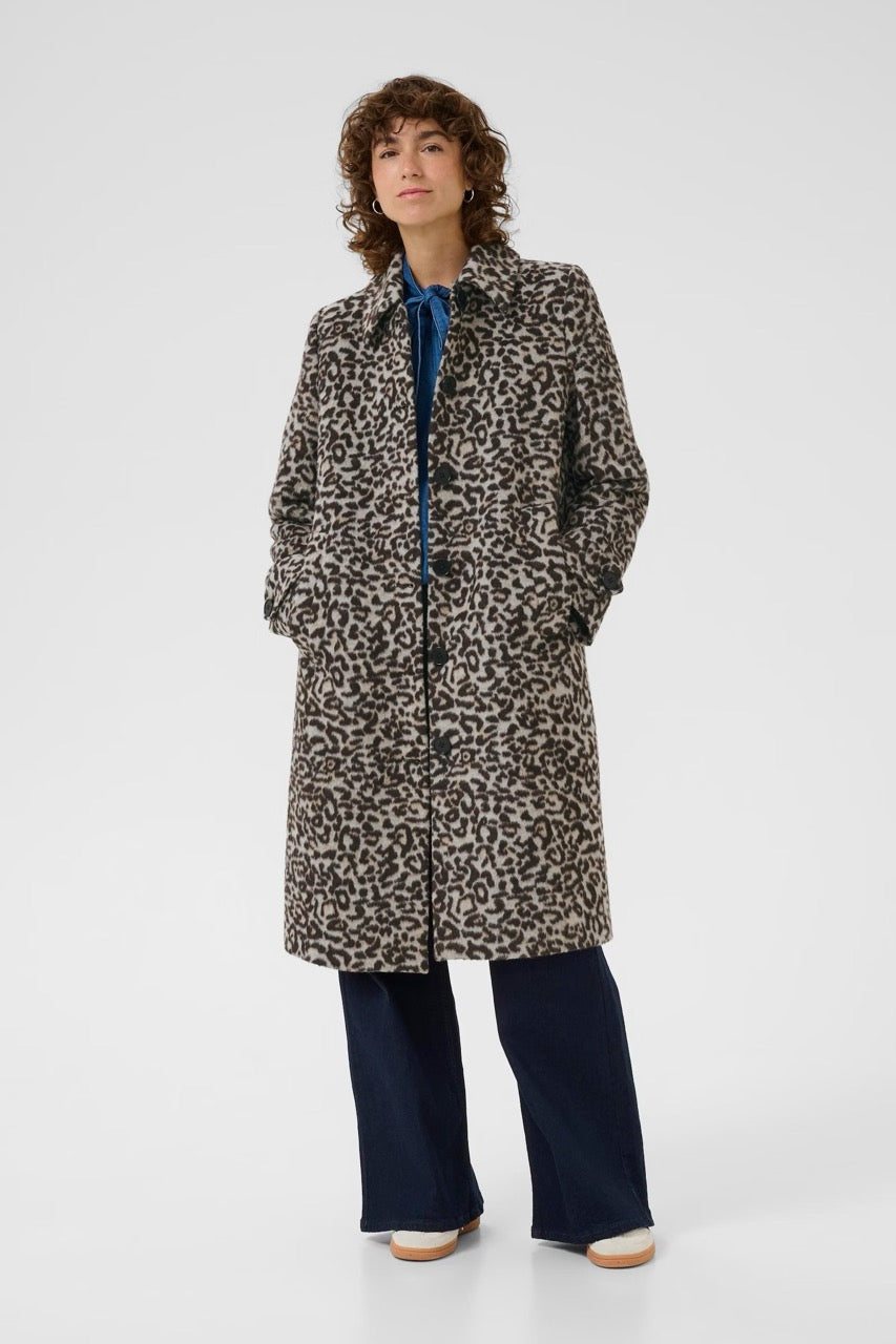 Part Two Suzy Leopard Coat