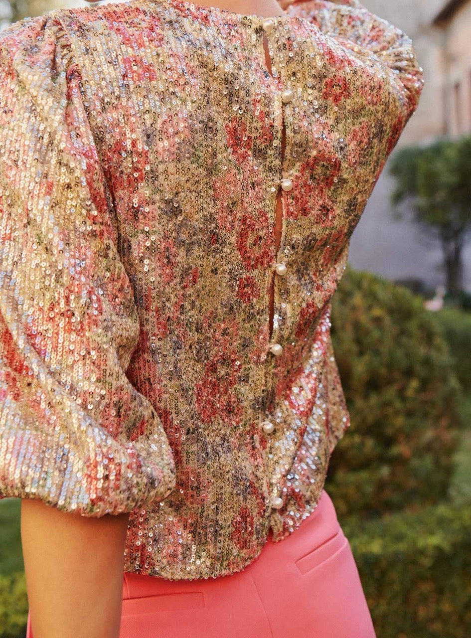 Petite Mendigote Teya Glitter Blouse