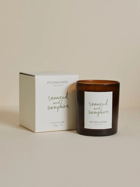 Plum and Ashby Plum Ash Candle Seaweed & Samphire