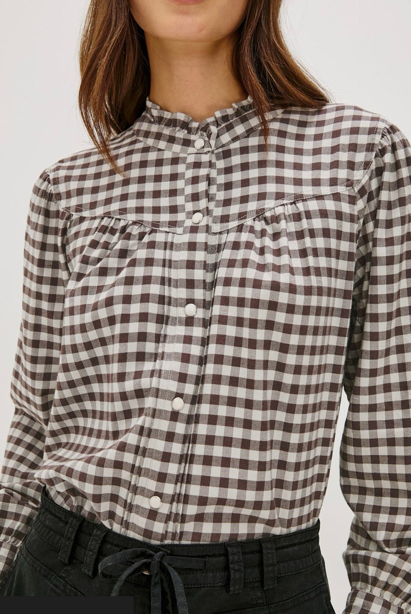 Rails Alanna checked blouse