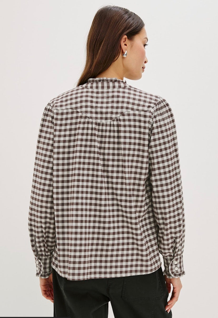 Rails Alanna checked blouse