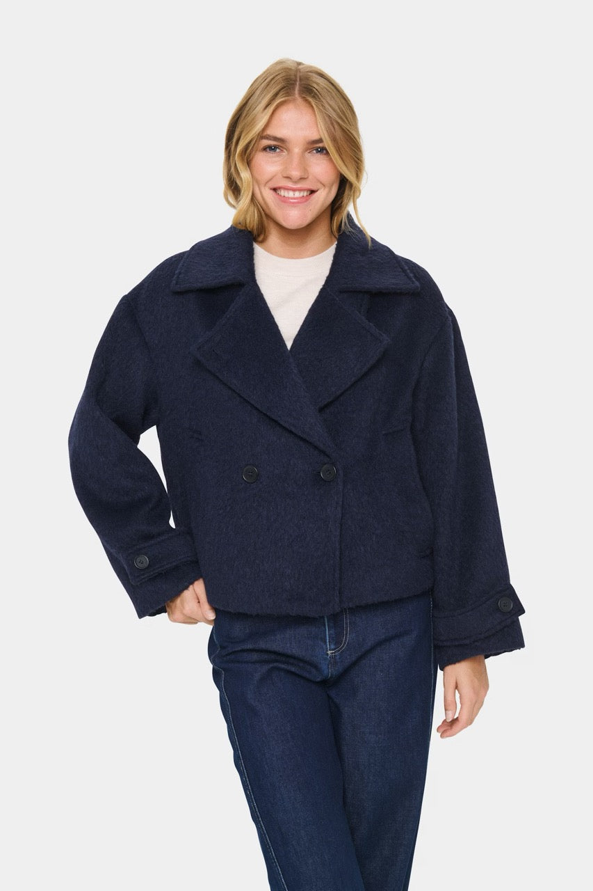 St Tropez LiraSZ Short Wool Coat