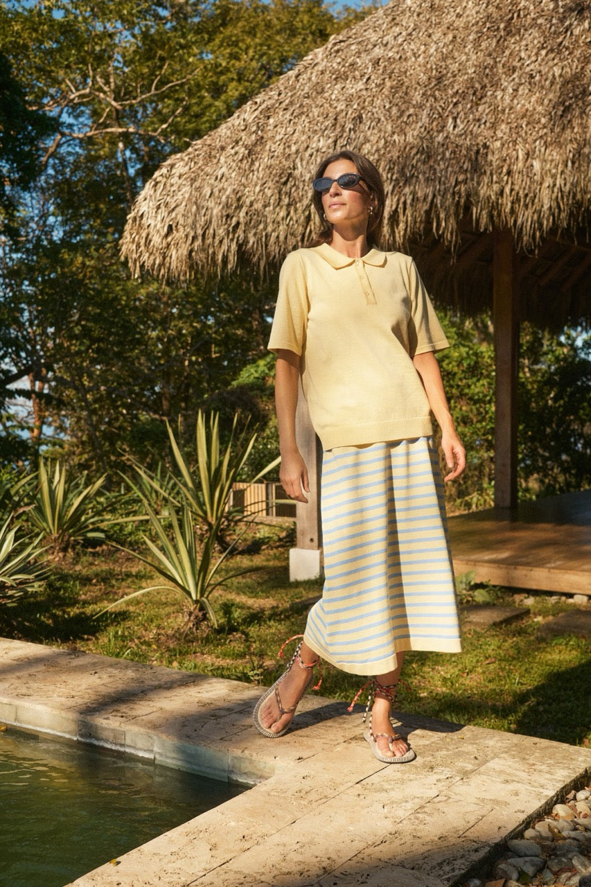 St Tropez MilaSZ Polo SS Sweater