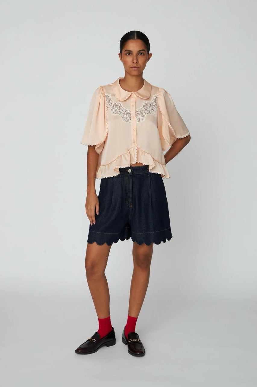 Stella Nova Delicate Lace S Sleeve blouse