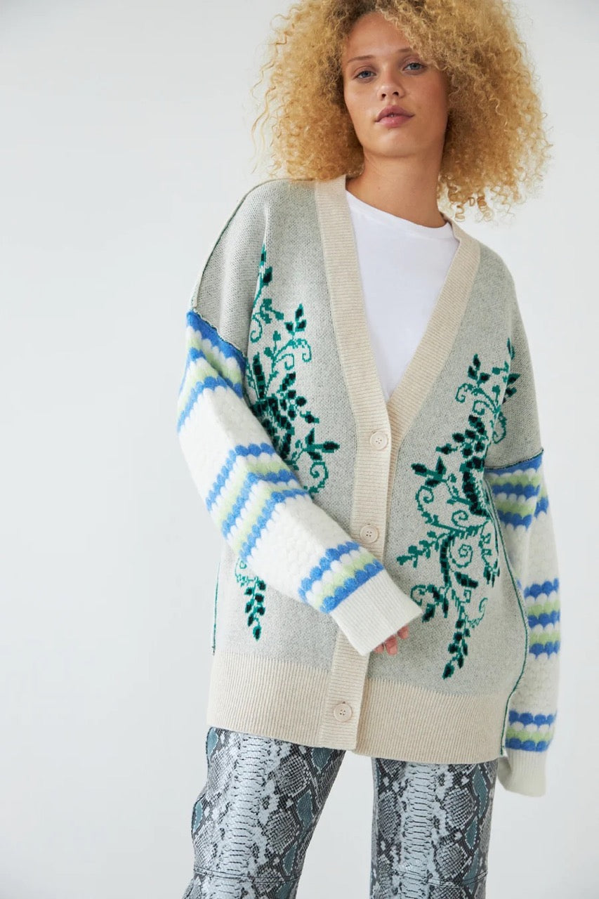 Stella Nova Jaquard knit cardigan