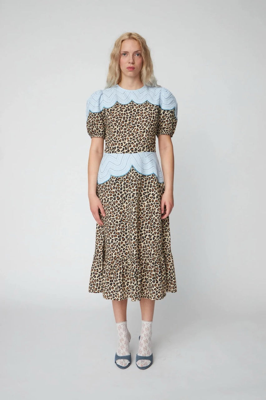 Stella Nova Leopard Midi Dress