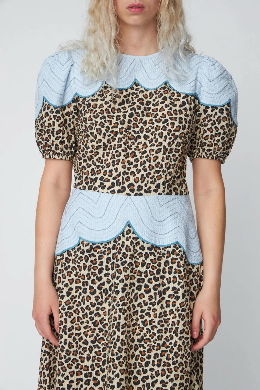 Stella Nova Leopard Midi Dress