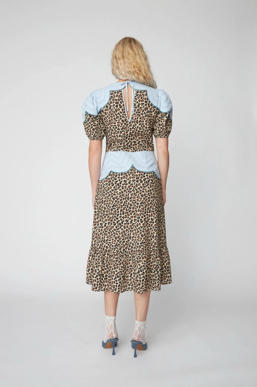 Stella Nova Leopard Midi Dress