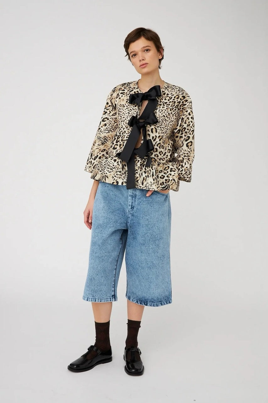 Stella Nova Peplum Bow Blouse
