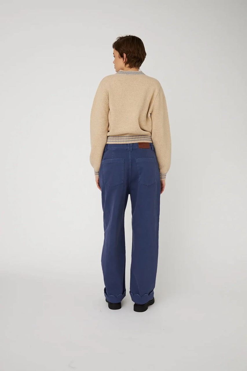 Stella Nova Sweater with Apple Embroidery