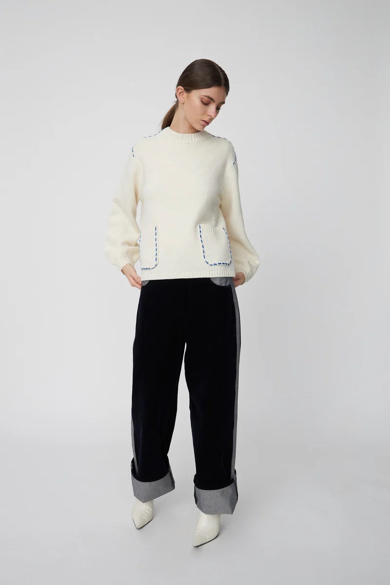 Stella Nova Thread embroidered knit