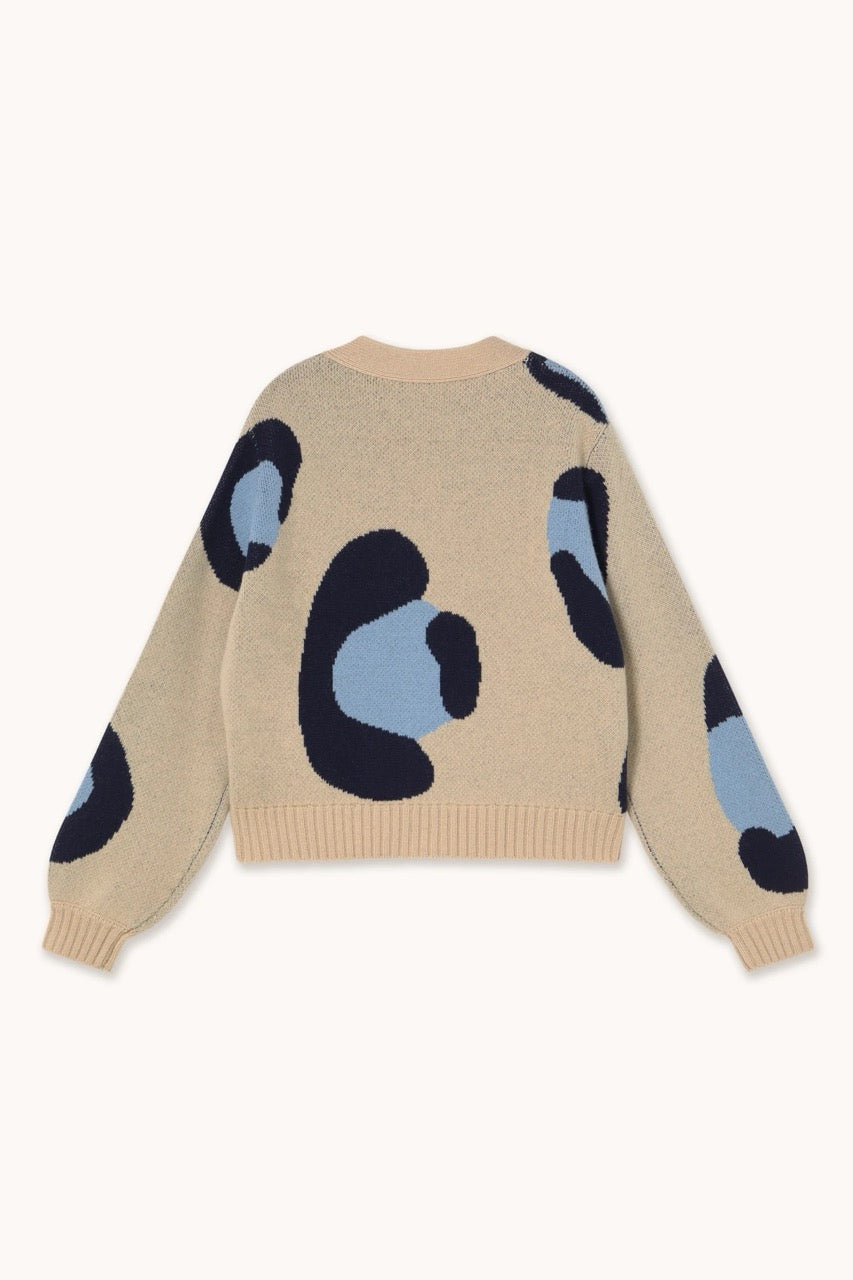 The Tiny Big Sister Nora Print Cardigan