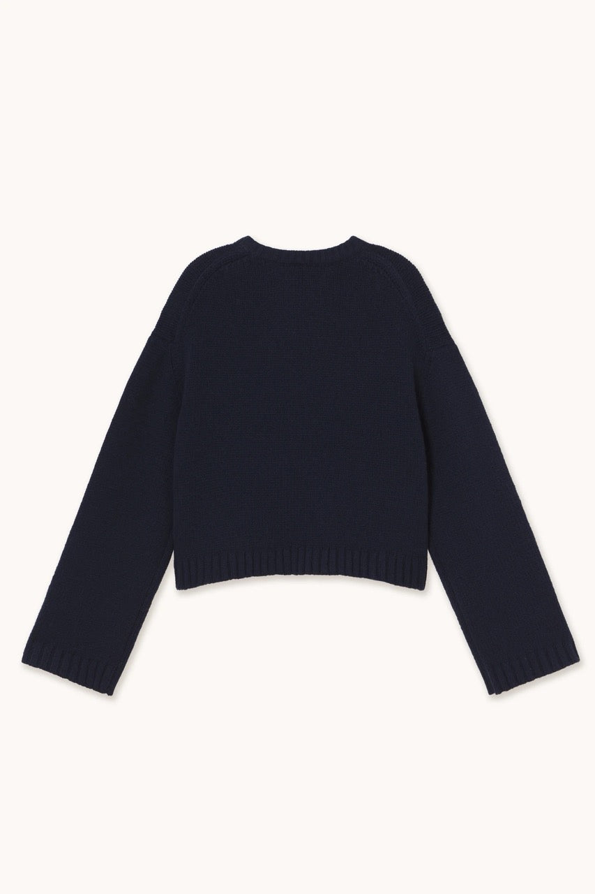 The Tiny Big Sister Tie Detailed Cardigan