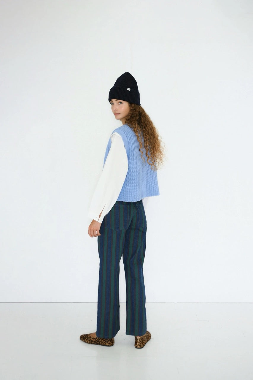 The Tiny Big Sister Tie Detailed Vest