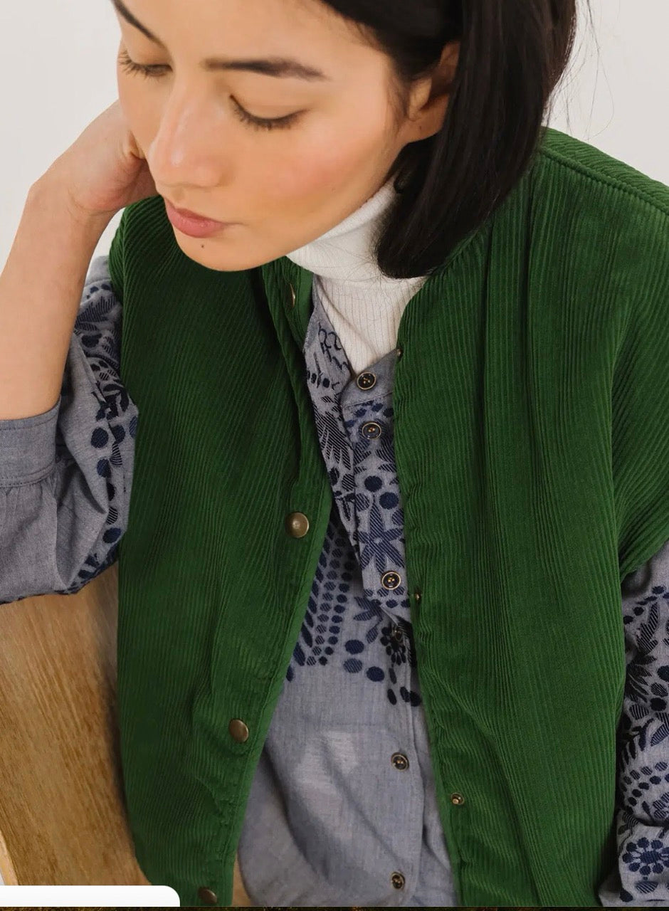 Tinsels Dacci Molly Gilet Green