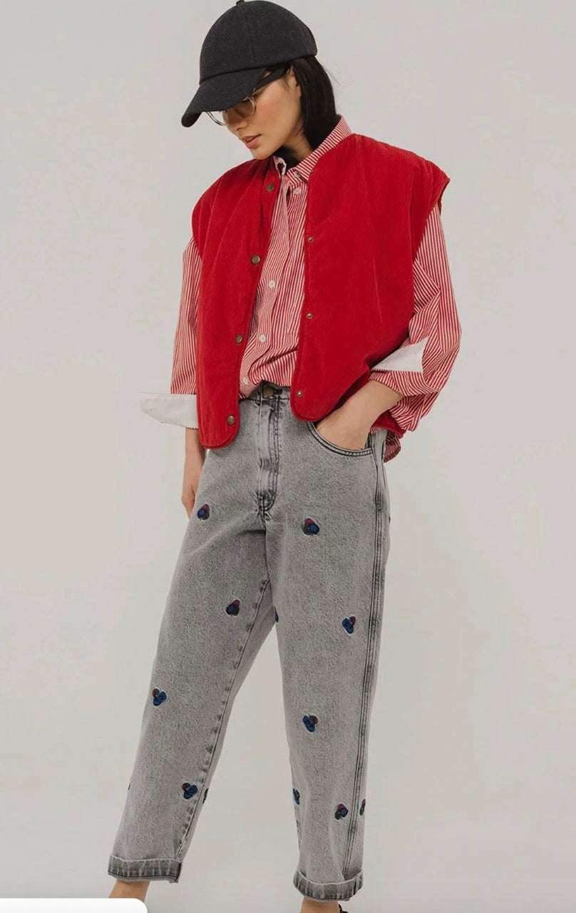 Tinsels Dacci Molly Gilet Red