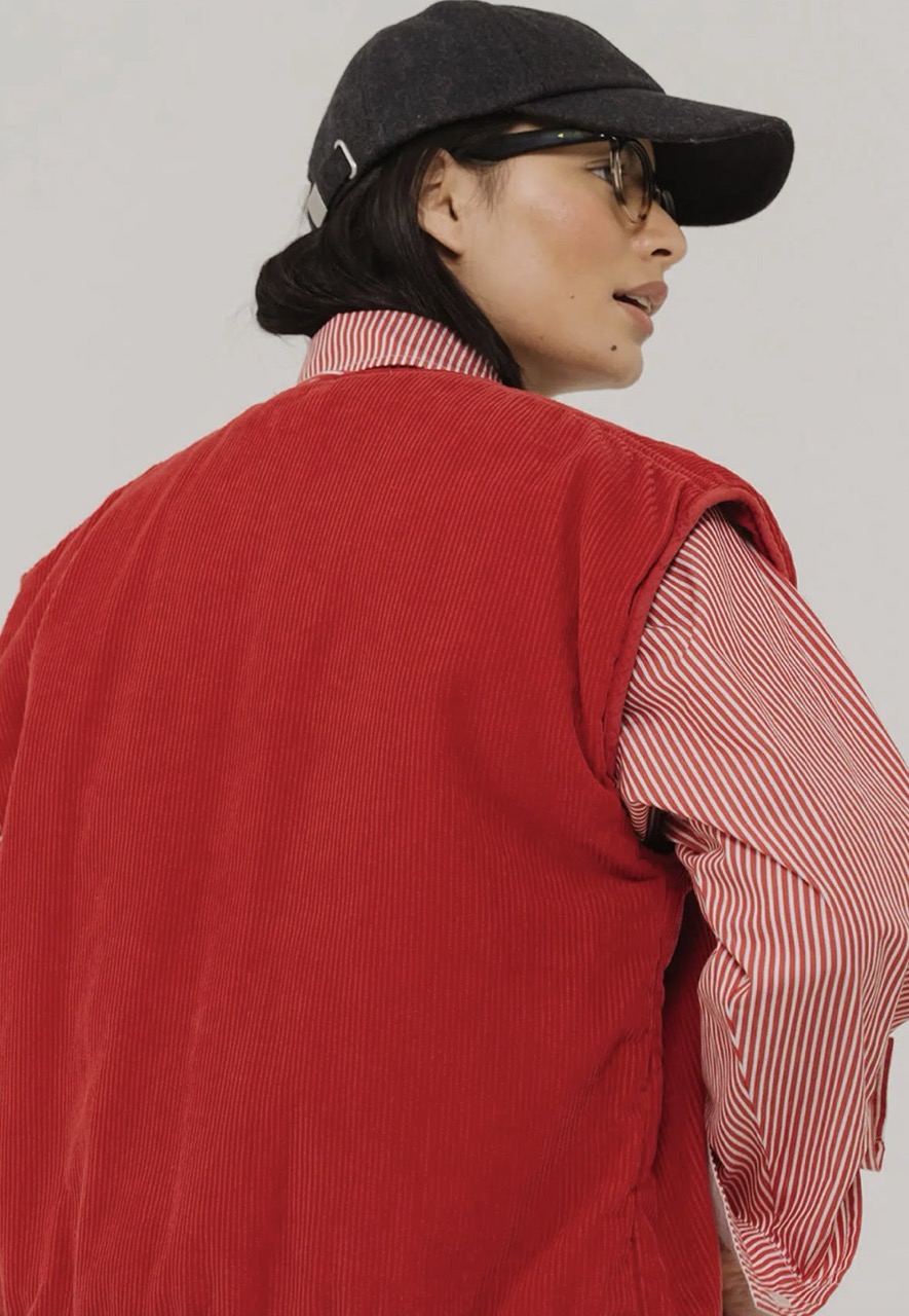 Tinsels Dacci Molly Gilet Red