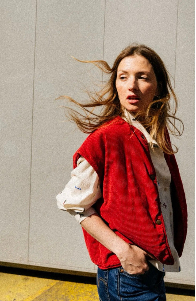 Tinsels Dacci Molly Gilet Red